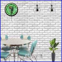 16 Mountain Dew Yahooo! Vintage Sign Neon Clock Kitchen Home Decor (Green)