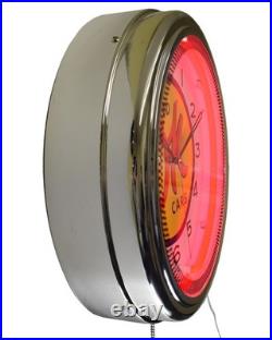 16 OK Used Cars Neon Wall Clock Retro Garage Man Cave Bar Red Neon Sign (Red)