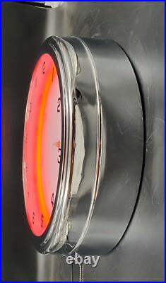 16 Standard Oil Gas Vintage Logo Sign Red Neon Clock Man Cave Garage