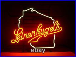 17 Leinenkvgel's Neon Sign Beer Bar Vintage Style Glass