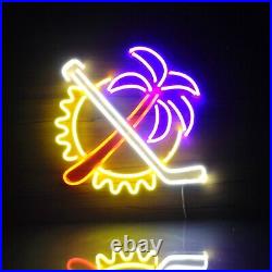 17x16 Florida Panthers Flex LED Neon Sign Party Gift Vintage Décor Artwork Bar