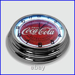 18 Coca-Cola Thirst Quenching Family and Friends Metal Sign Designed White Neon