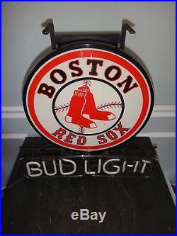 1992 Vintage Boston Red Sox Bud Light Neon Sign Budweiser Advertising Everbrite