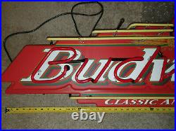 1998 Vintage Fallon 58 Budweiser Classic Beer Neon Sign Anheuser Busch RARE