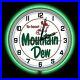 19_Mountain_Dew_Vintage_Yahooo_Sign_Green_Double_Neon_Clock_Man_Cave_Bar_Garage_01_fvak