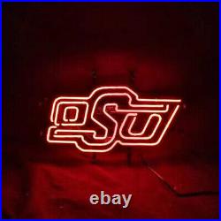 19 Oklahoma Club Bar Real Glass Artwork Red Neon Sign Vintage Style Man Cave