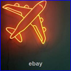 20x20.1 Plane Flex LED Neon Sign Light Gift Bright Vintage Artwork Show Décor