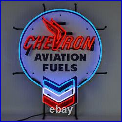 24 Aviation Fuels Neon Light Room Wall Shop Vintage Free Expedited Shipping