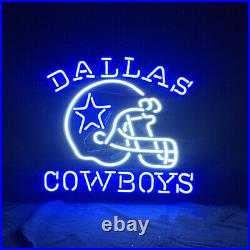 24 Blue Cowboys Helmet Garage Bar Club Neon Sign Vintage Style Artwork Glass 24 Blue Cowboys Helmet Garage Bar Club Neon Sign Vintage Style Artwork Glass