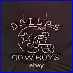 24 Blue Cowboys Helmet Garage Bar Club Neon Sign Vintage Style Artwork Glass 24 Blue Cowboys Helmet Garage Bar Club Neon Sign Vintage Style Artwork Glass