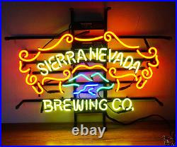 24x16 Sierra Nevada Beer Vintage Style Neon Sign Light Bar Club Man Cave Glass