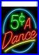 5_Cents_A_Dance_Neon_Sign_Jantec_24_x_30_Jukebox_Vintage_Antique_Diner_01_jy