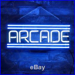 ARCADE Porcelain Decor Beer Neon Sign Store Boutique Wall Vintage Gift Custom
