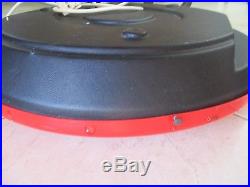 A VINTAGE 24 ROUND PLASTIC MADE, 3D COCA COLA SIGN, WITH NEON INSIDE, 90's. OR 358 A VINTAGE 24 ROUND PLASTIC MADE, 3D COCA COLA SIGN, WITH NEON INSIDE, 90's. OR 358