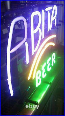 Abita Beer Neon Light Sign Beer Bar Home Room Pub Club Vintage Bottle Sign Gift