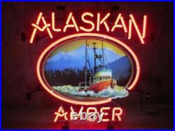 Alaskan Amber Decor Artwork Bar Shop Vintage Neon Sign Acrylic Printed