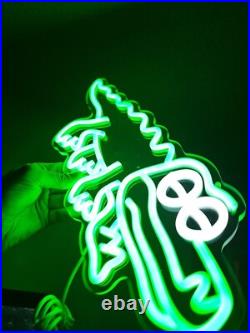 Alligator LED Neon Sign 24x15 Vintage Light Man Cave Display Wall Decor