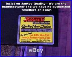Antiques Neon Sign 37x15 Vintage Furniture Jewelry Pawn Shop Thrift Jantec USA
