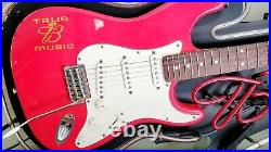 Aria Budweiser Rare Limited Edition Neon Guitar Sign With Whammy Bar Aria Budweiser Rare Limited Edition Neon Guitar Sign With Whammy Bar