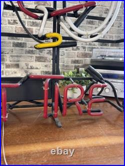 Authentic Vintage Enhance? Brewery Fat Tire Beer Neon Sign c1993 Glass Tubing