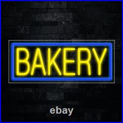 Bakery LED Neon Sign 30x12 Light Man Cave Vintage Shop Open Bakery Wall Decor