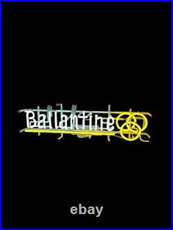 Ballantine Neon Sign Light Vintage Beer Vintage Advertising 3Ring Breweriana