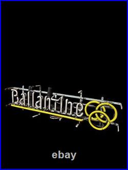 Ballantine Neon Sign Light Vintage Beer Vintage Advertising 3Ring Breweriana