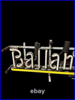 Ballantine Neon Sign Light Vintage Beer Vintage Advertising 3Ring Breweriana