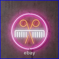 Barber Shop Neon Light Sign 22x22 Lamp Man Cave Vintage Business Shop Decor