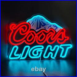 Beer Neon Sign LED Neon Beer Bar Signs for Man Cave Decor Beer Logo Sign with Mo