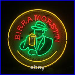 Birra Moretti Beer 24x24 Neon Light Sign Beer Bar Wall Shop Vintage Style Birra Moretti Beer 24x24 Neon Light Sign Beer Bar Wall Shop Vintage Style