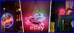 Blue Live Nude Gift 24X20 Neon Signs Gift Artwork Wall Vintage Bar Sign Decor