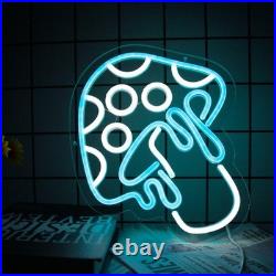 Blue Mushroom Flex Neon Sign 24x24 Light Lamp Display Vintage Wall Decor