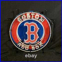 Boston Red Sox Eye-catching Bar Neon Sign Wall Vintage Glass Neon Light Lamp