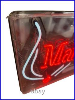 Brand New Marlboro Cigarettes Philip Morris Vintage Everbrite Neon Light 90s