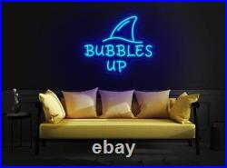 Bubbles Up LED Neon Sign 23x19 Light Man Cave Vintage Display Room Wall Decor Bubbles Up LED Neon Sign 23x19 Light Man Cave Vintage Display Room Wall Decor