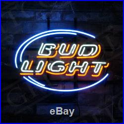 Bud Light Beer Neon Sign Custom Vintage Gift Porcelain Artwork Store Pub Decor