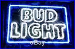 Bud Light Budweiser Beer Bar Vintage Club Man Caves Busch Omega Neon Sign 12x8