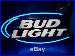 Bud Light Neon Sign Vintage works great Budweiser