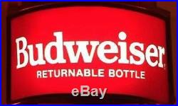 Budweiser Bottle Neon Sign Bud Light Busch Beer Bar Bikini Vintage Light 13x5