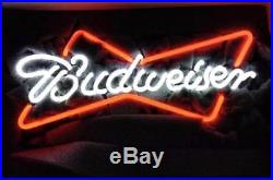 Budweiser Bud Light Busch Beer Bar Club Lg Miller Vintage Neon Light Sign 13x5