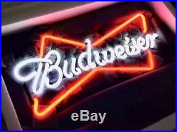 Budweiser Bud Light Busch Beer Bar Club Lg Miller Vintage Neon Light Sign 13x5