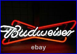 Budweiser Neon Light Sign Beer Bar Home Room Pub Club Vintage Bottle Sign Gift