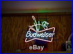 Budwieser Neon Sign Vintage Duck Hunting- Early 1950s Or Late 1940's