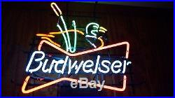 Budwieser Neon Sign Vintage Duck Hunting Early 1