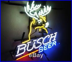 Busch Beer Bar Bud Led Vintage Neon Sign Light Home Wall Open Display Poster