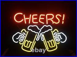 CHEERS Neon Sign Vintage Style Store Beer Gift Custom Wall Boutique 13x16