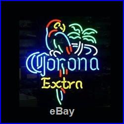 CORONA EXTRA PARROT Vintage NEON LIGHT SIGN STORE BEER BAR CLUB Signage 17x14