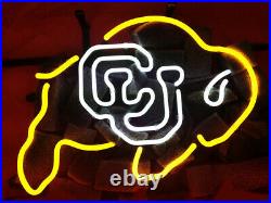 CU Buffs Neon Sign Vintage Eye-catching Cave Bar Decor Sport Lamp