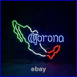 Cerveza Maps Window Artwork Neon Light Sign Pub Glass Gift Vintage Lamp 16